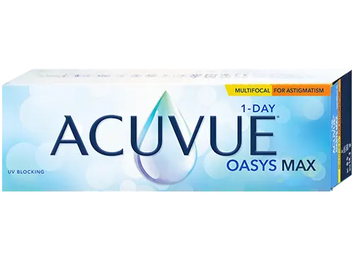 Lentes de Contacto Acuvue Oasys MAX 1-Day Multifocal Astigmatism