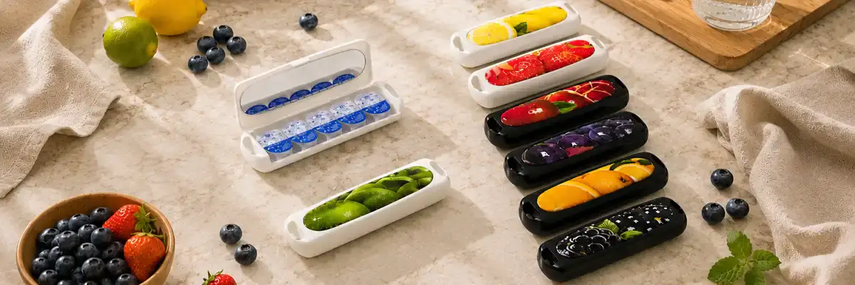 Acessório: Estojo para lentes diárias Fruta