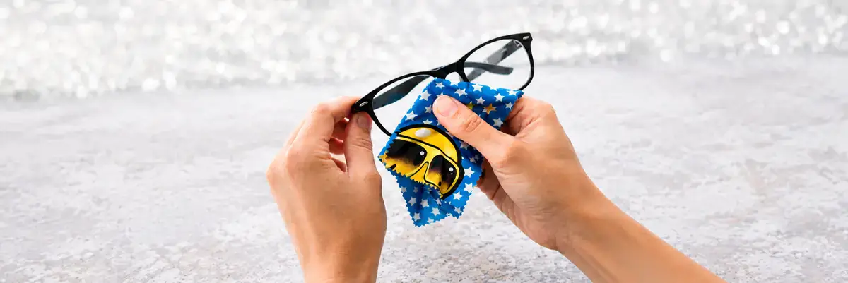 Acessório: Pano de Limpeza de Óculos Smiley