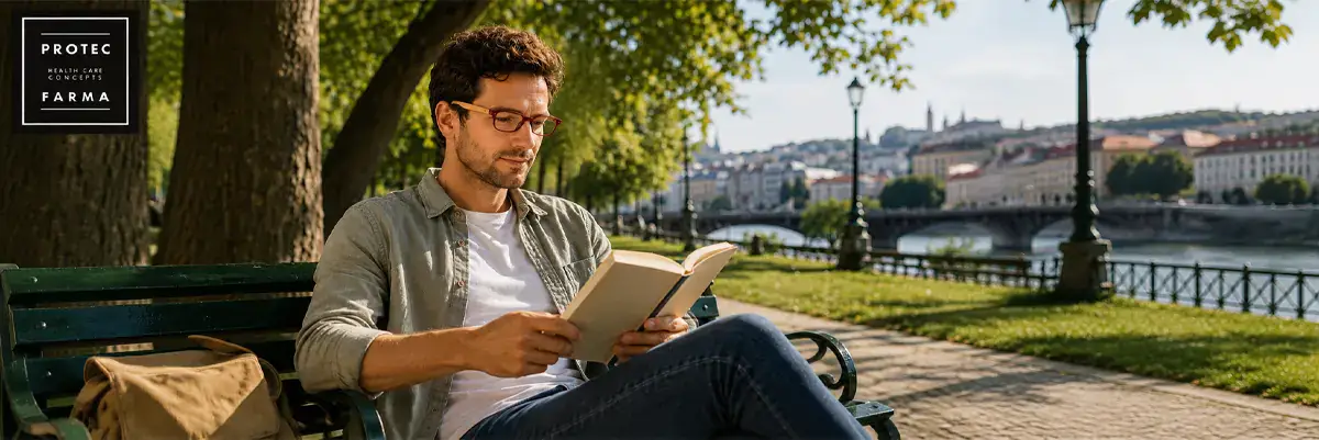 Óculos de Leitura: Bamboo Red