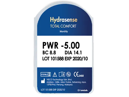 Lentes de Contacto Hydrasense Total Comfort