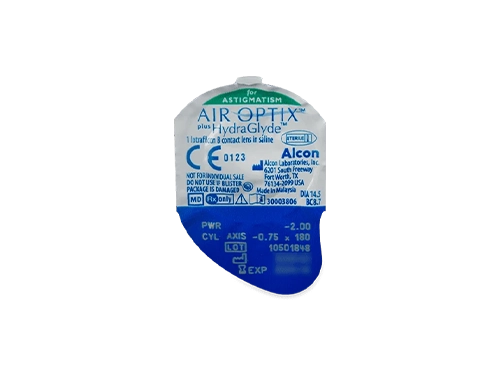 Lentes de Contacto Air Optix Plus HydraGlyde for Astigmatism